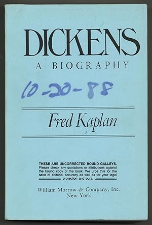Seller image for Dickens: A Biography for sale by Between the Covers-Rare Books, Inc. ABAA
