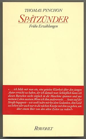 Immagine del venditore per Sptznder: Frbe Erzhlungen [Slow Learner: Early Stories] venduto da Between the Covers-Rare Books, Inc. ABAA