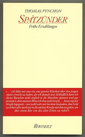 Immagine del venditore per Sptznder: Frbe Erzhlungen [Slow Learner: Early Stories] venduto da Between the Covers-Rare Books, Inc. ABAA