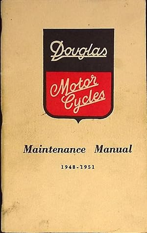 Image du vendeur pour Douglas Motor Cycles. Maintenance Manual 1948-1951 mis en vente par Barter Books Ltd