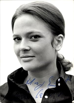 Bild des Verkufers fr Ansichtskarte / Postkarte Schauspielerin Cordula Trantow, Portrait, Autogramm zum Verkauf von akpool GmbH