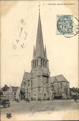 Ansichtskarte / Postkarte Troyes Aube, Kirche St. Remy