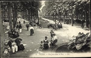 Ansichtskarte / Postkarte Vichy Allier, Park