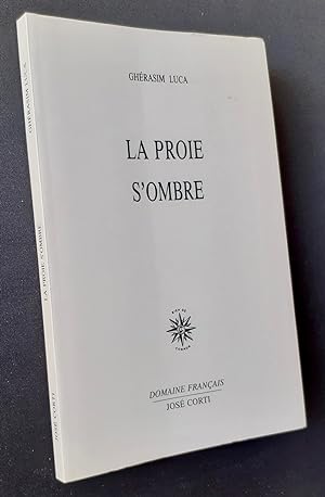 Seller image for La proie sombre. for sale by Le Livre  Venir