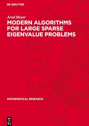 Image du vendeur pour Modern Algorithms for Large Sparse Eigenvalue Problems mis en vente par BuchWeltWeit Ludwig Meier e.K.