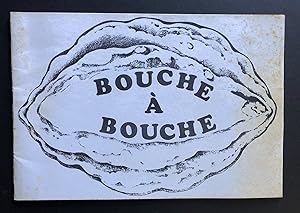 Bild des Verkufers fr Bouche a Bouche (Soror 16, 1975) - INSCRIBED by Rikki Ducornet zum Verkauf von Philip Smith, Bookseller