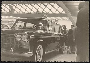 Italy 1957, Turin, Car exhibition at the Automobile Museum, Vintage photography
