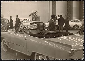 Italy 1957, Turin, Car exhibition at the Automobile Museum, Vintage photography