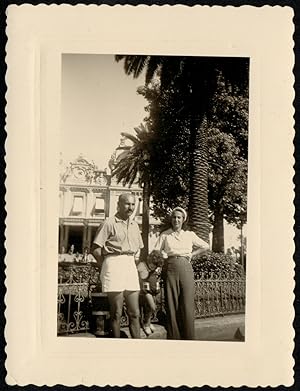 Principality of Monaco 1951, Monte Carlo, View, Vintage photography