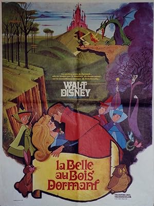 "LA BELLE AU BOIS DORMANT (SLEEPING BEAUTY)" Réalisé par Clyde GERONIMI en 1959 / Affiche françai...