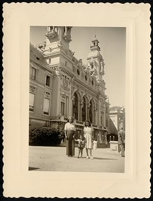 Principality of Monaco 1951, Monte Carlo, The Casino, Vintage photography