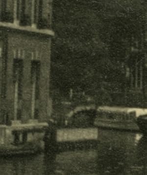Netherlands Amsterdam Binnen-Amstel canal Old Photo 1950