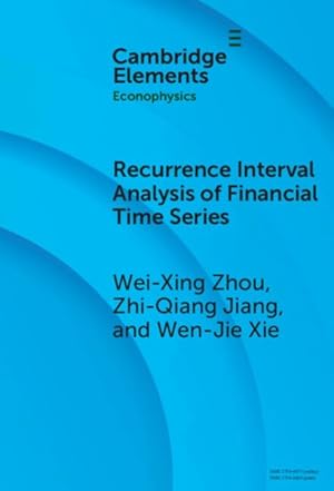 Immagine del venditore per Recurrence Interval Analysis of Financial Time Series venduto da GreatBookPricesUK