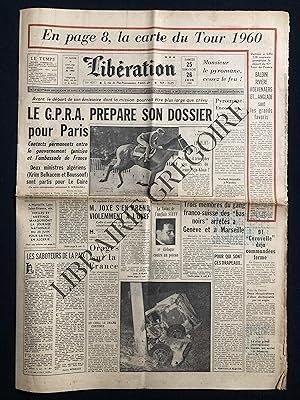 LIBERATION-N°4917-SAMEDI 25 ET DIMANCHE 26 JUIN 1960