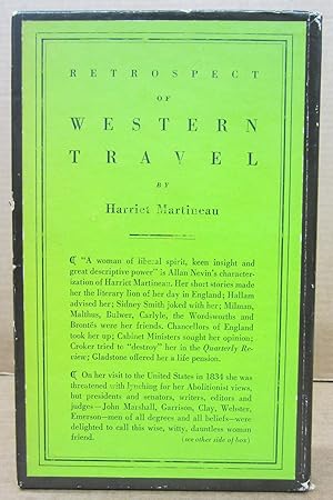 Retrospect of Western Travel [Two Volume Set]