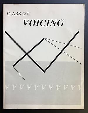 Seller image for O.ARS 6 / 7 : Voicing (1989) for sale by Philip Smith, Bookseller