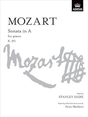 Imagen del vendedor de Sonata in A, K.331 (Signature Series (ABRSM)) a la venta por WeBuyBooks