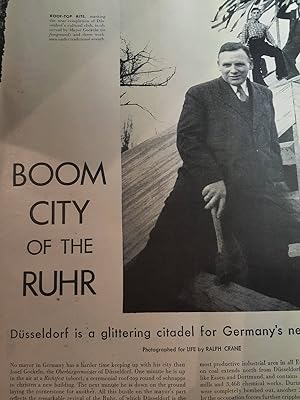 Seller image for Article: Boom City of the Ruhr "Dusseldorf is a Glittering Citadel for Germany's Newest Tycoons" for sale by Hammonds Antiques & Books