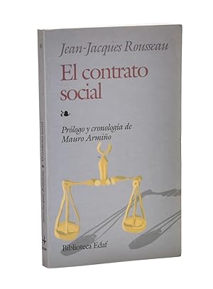 Image du vendeur pour EL CONTRATO SOCIAL mis en vente par Librera Monogatari