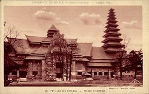 Ansichtskarte / Postkarte Paris, Internationale Kolonialausstellung 1931, Niederländischer Pavill...