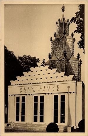 Ansichtskarte / Postkarte Paris, Exposition Arts Décoratifs 1925, Pavillon de la Republique Polon...