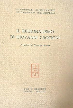 Seller image for Il regionalismo di Giovanni Crocioni for sale by Librodifaccia