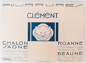 Fourrures Clément. Chalon/Saône, Roanne et Beaune.