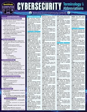 Imagen del vendedor de Cybersecurity Terminology & Abbreviations- Comptia Security Certification: A Quickstudy Laminated Reference Guide (Poster) a la venta por BargainBookStores