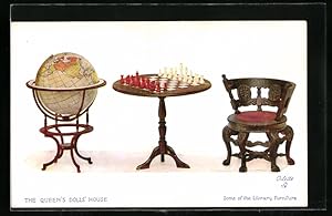 Ansichtskarte The Queen's Dolls House, Schachspiel