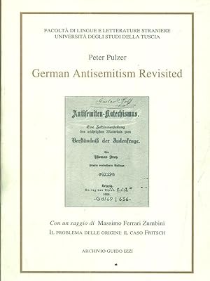 Image du vendeur pour German antisemitism revisited mis en vente par Librodifaccia