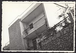 Italy 1960, Liguria, House of a country to identify, Vintage photography