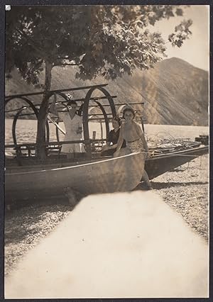 Italy 1939, Lake of Como, Picturesque view, Vintage photography