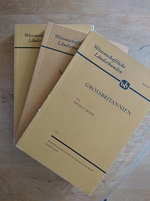 Grossbritannien, Norwegen, Benelux - 3 Bände aus der Reihe Wissenschaftliche Länderkunden