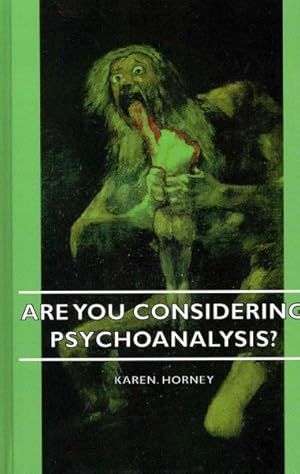 Imagen del vendedor de Are You Considering Psychoanalysis? a la venta por GreatBookPrices