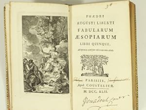 Phaedri Augusti Liberti fabularum Aesopiarum libri quinque, ad optimas quasque editiones emendati...