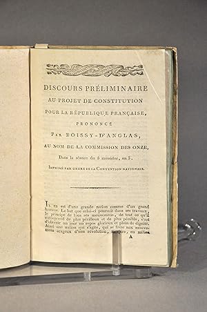 [CONVENTION NATIONALE] Ensemble de deux brochures fondamentales de la révolution française