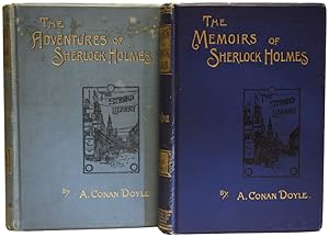 The Adventures of Sherlock Holmes [and] The Memoirs of Sherlock Holmes. With illustrations by Sid...