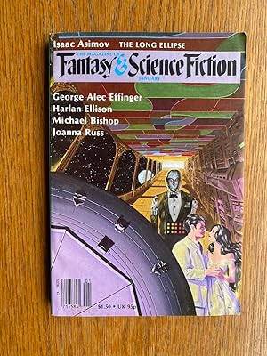 Image du vendeur pour Fantasy and Science Fiction January 1982 mis en vente par Scene of the Crime, ABAC, IOBA