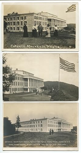 Collection (13) Catskill Mountain House Real Photo Postcards (RPPC)