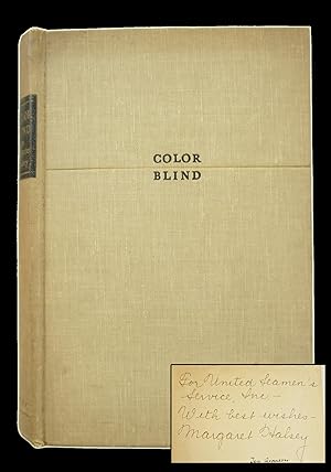 Color Blind: A White Woman Looks at the Negro (Inscribed. First Edition.)