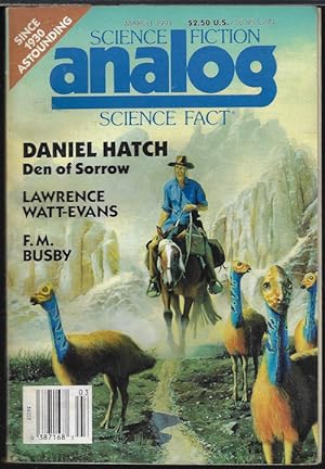Image du vendeur pour ANALOG Science Fiction/ Science Fact: March, Mar. 1991 mis en vente par Books from the Crypt