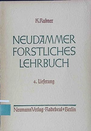 Immagine del venditore per Neudammer Forstliches Lehrbuch. 4. Lieferung. venduto da books4less (Versandantiquariat Petra Gros GmbH & Co. KG)