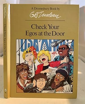 Seller image for Check Your Egos At the Door - a Doonesbury Book for sale by S. Howlett-West Books (Member ABAA)