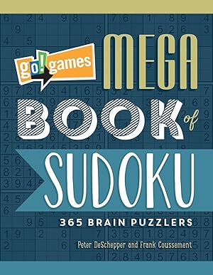Bild des Verkufers fr Go!games Mega Book of Sudoku: 365 Brain Puzzlers zum Verkauf von moluna
