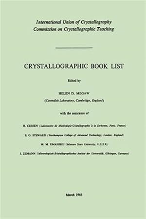 Immagine del venditore per Crystallographic Book List venduto da GreatBookPrices