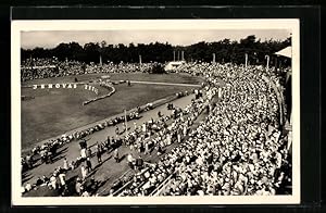 Bild des Verkufers fr Ansichtskarte Frankfurt, Reine Anbetung von Jehovas Zeugen 1951, Hauptversammlung im Fest-Stadion zum Verkauf von Bartko-Reher