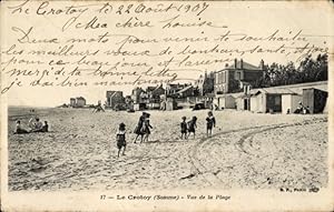 Ansichtskarte / Postkarte Le Crotoy Somme, Strand