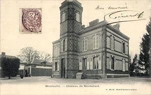 Ansichtskarte / Postkarte Montaulin Aube, Schloss Montabert