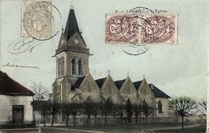 Ansichtskarte / Postkarte Lusigny sur Barse Aube, Kirche