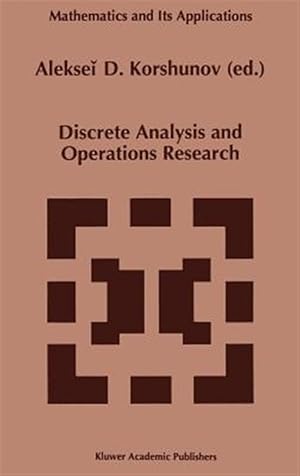Imagen del vendedor de Discrete Analysis and Operations Research a la venta por GreatBookPrices